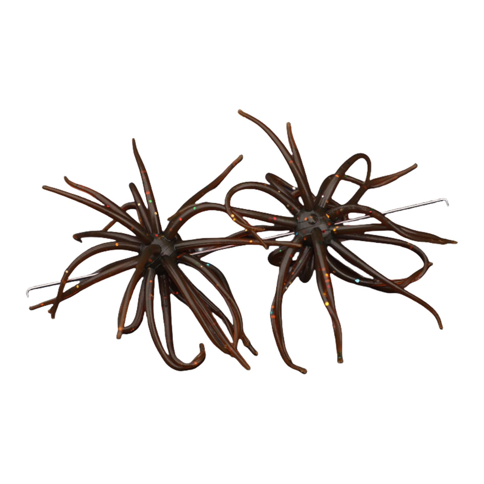 XuQiZZpp 2Pcs/set Slow Floating Lures Soft Swimming Lures Soft Fish Lures Simulation Urchins Baits Fishing Lures Urchins