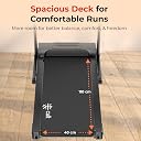 Fitkit by Cult TurboRun BLDC Motor Treadmill (5.5HP Peak) | 12.8km/h Max Speed, 120kg Weight Capacity | 12 Preset Programs, LED Display | AUX/MP3/USB | Home Gym Equipment, Black gallery image