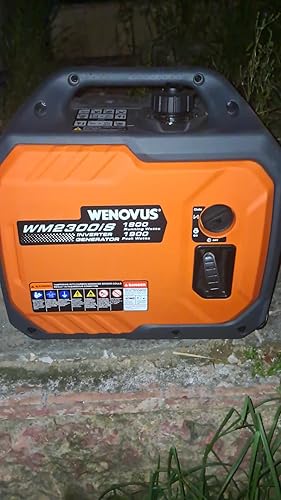 Wenovus Inverter Stroomgenerator 3800W Benzine 4-takt met 230V stopcontact en USB als Betrouwbaar Noodstroomaggregaat voor Backup Stroomuitval, Huis, Werkplaats, Garage en Bouwplaats