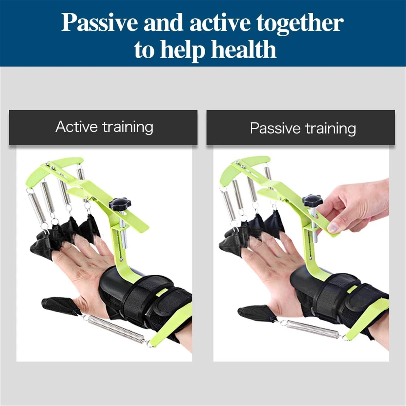 Corrector de Postura de Mano, Entrenamiento de rehabilitación de Fisioterapia ortesis de Dedo de muñeca dinámica para reparación de tendón de hemiplejia apoplejía