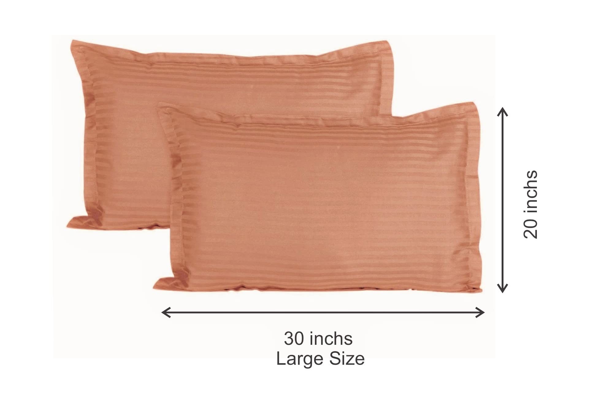 Buy Trance Home Linen 200 TC100% Cotton Large Size 20x30 inch