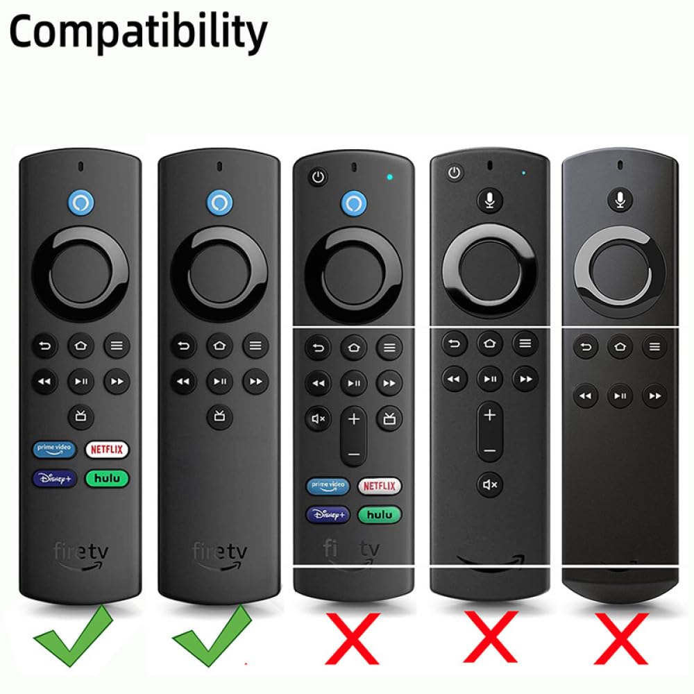 Custodia in silicone per telecomando TV Adatto per Amazon Fire TV Stick Lite 2021 Blu