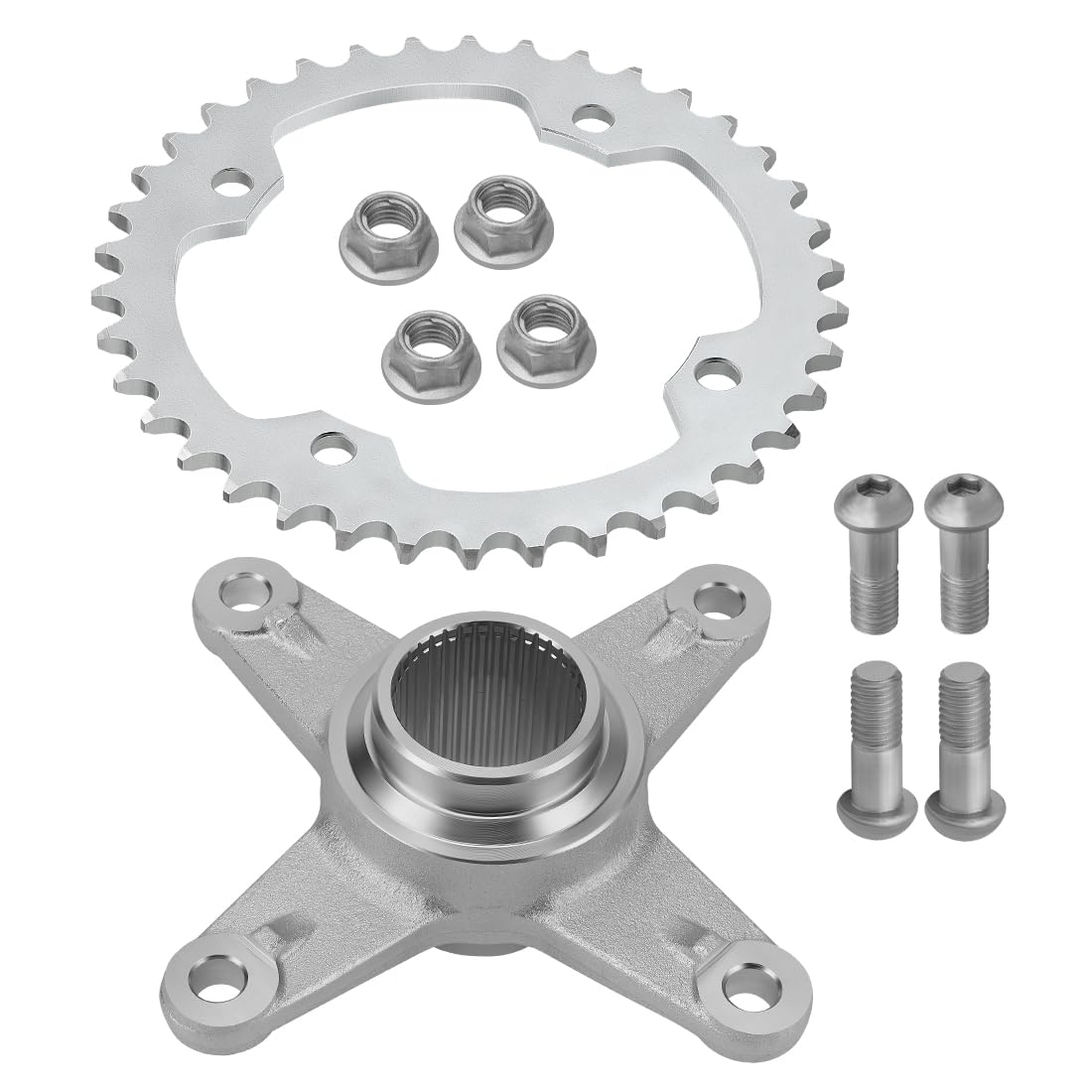 Kit couronne d’essieu arrière & support de moyeu pour Yama-ha Raptor 250 YFM250 350 YFM350 2004-2013 5YT253860000 5TG254381000