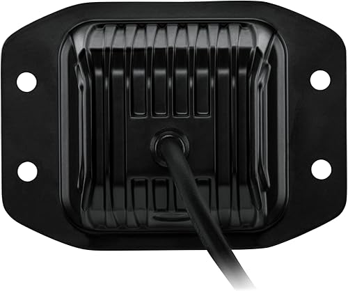 Miniatura 4 de HELLA 358176831 - Juego de luces LED mágicas negras de 3.2 pulgadas, montaje empotrado, luz de inundación LED, luces de conducción todoterreno para