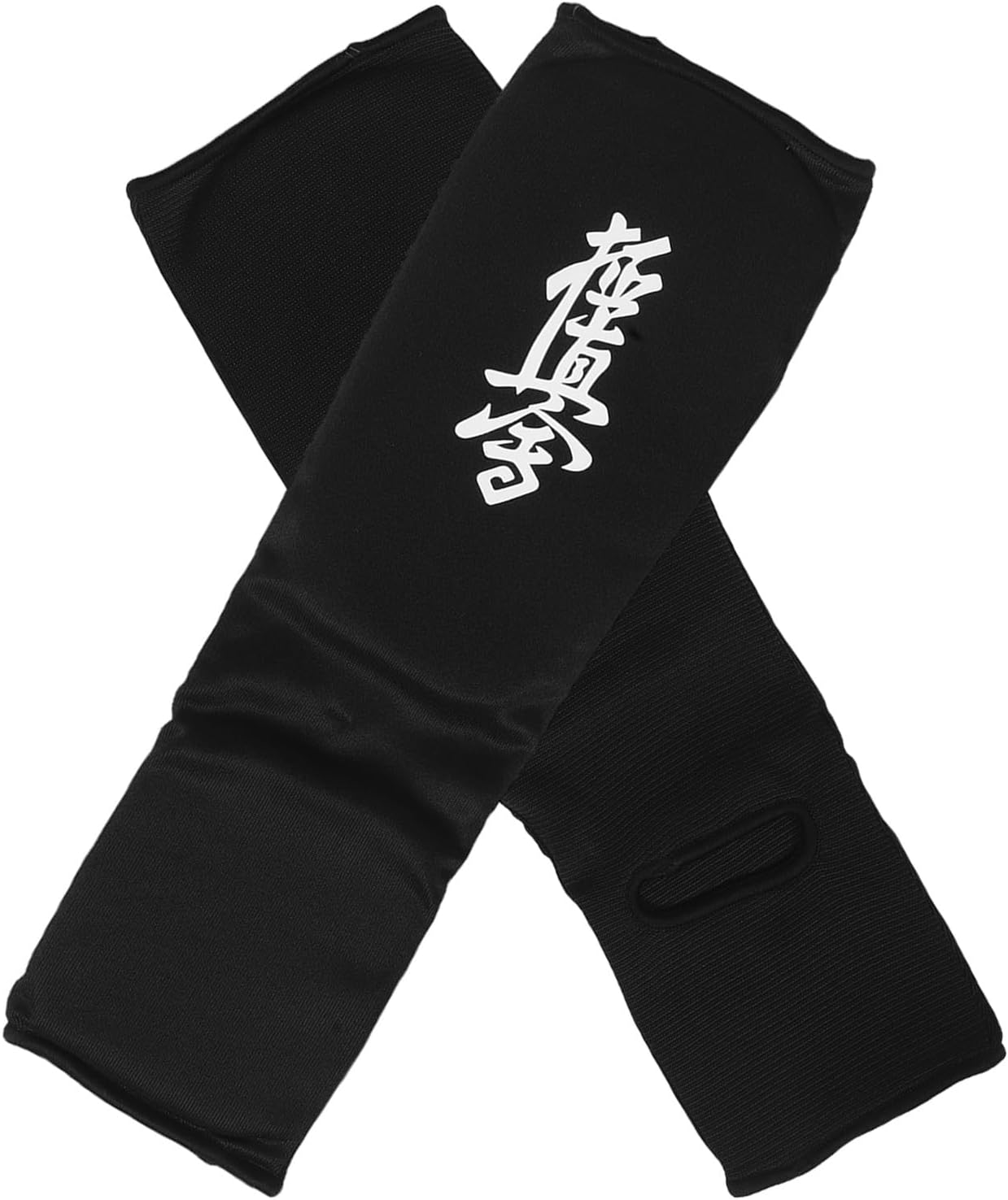 Karate Training Gear Shin Guards for Sparring Thickened MMA Martial Arts Leg Pads with Instep Protection Black L1 Pair for Taekwondo Boxing Training