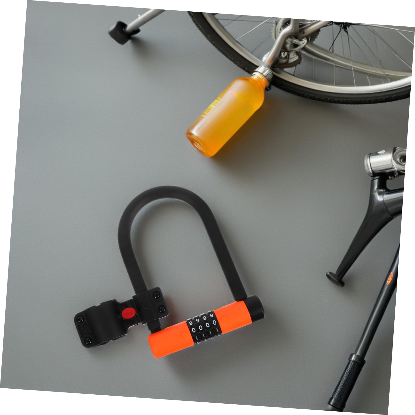 TOYANDONA Lucchetto u Antifurto Per Bicicletta Combinazione Reimpostabile Cifre Senza Chiavi Resistente Agli Urti Leggero e Durevole Per Mountain Bike Scooter e Altre Applicazioni