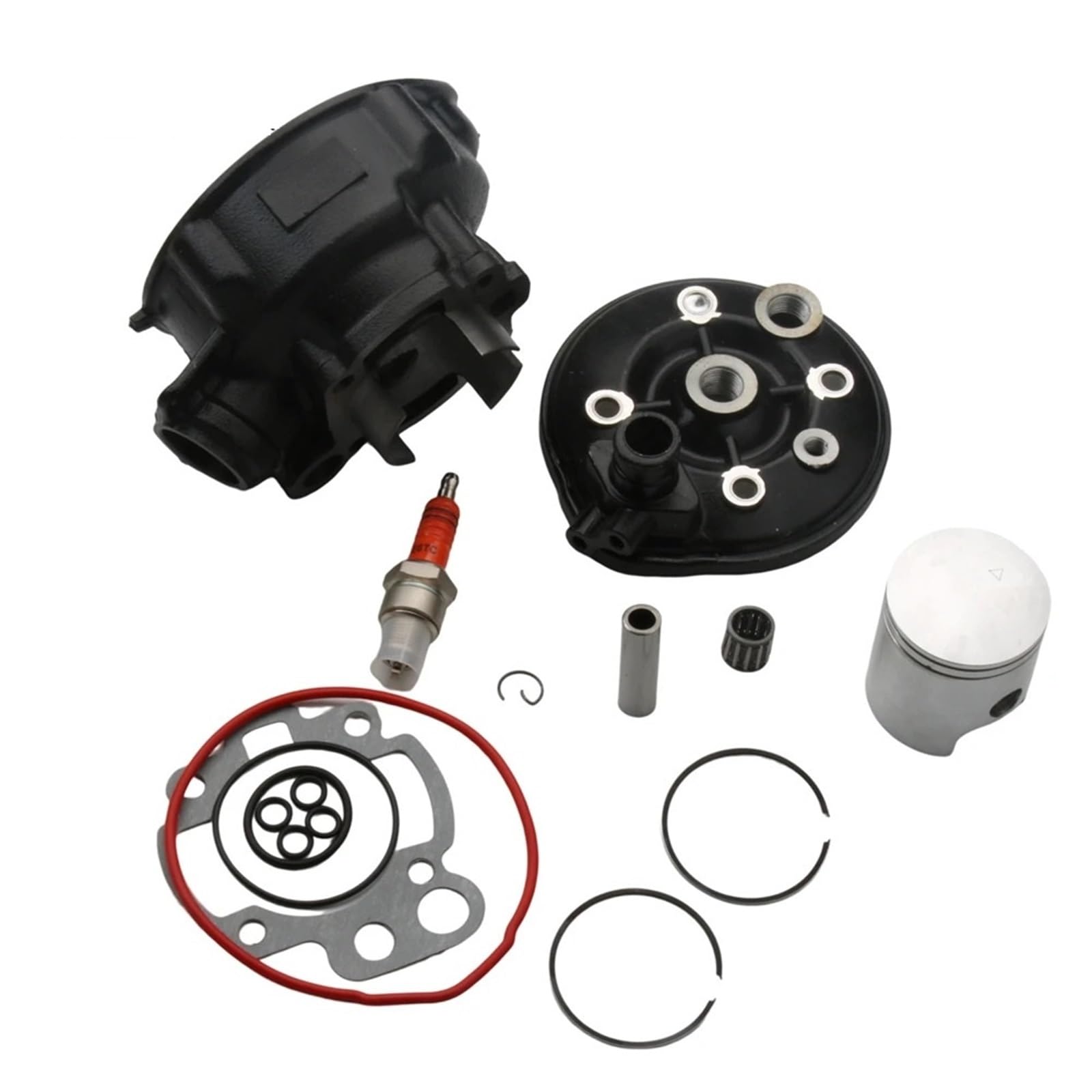 Kit di sovralesaggio per moto Kit di modifica Kit cilindro Big Bore 90cc 49mm e testa adatta per DT 50 DT50R adatta per SM TZR50 TZR50R 50cc LC Minarelli AM6 2T 1E40MB