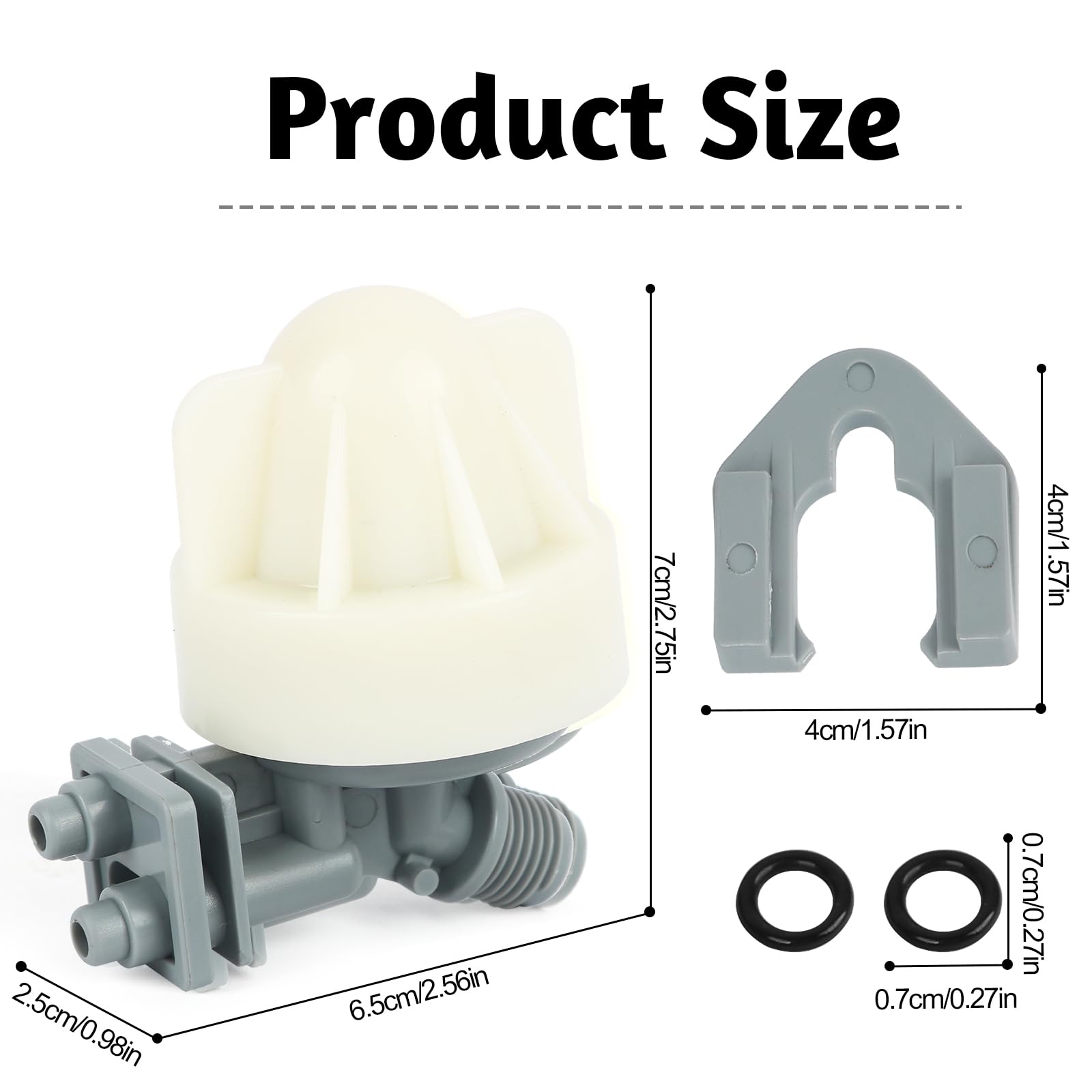 Water Softener Nozzle And Venturi Assembly Replacement – Fits EcoWater, North Star, Sears, GE (Replaces 7253808, 7187065, WS15X10027)