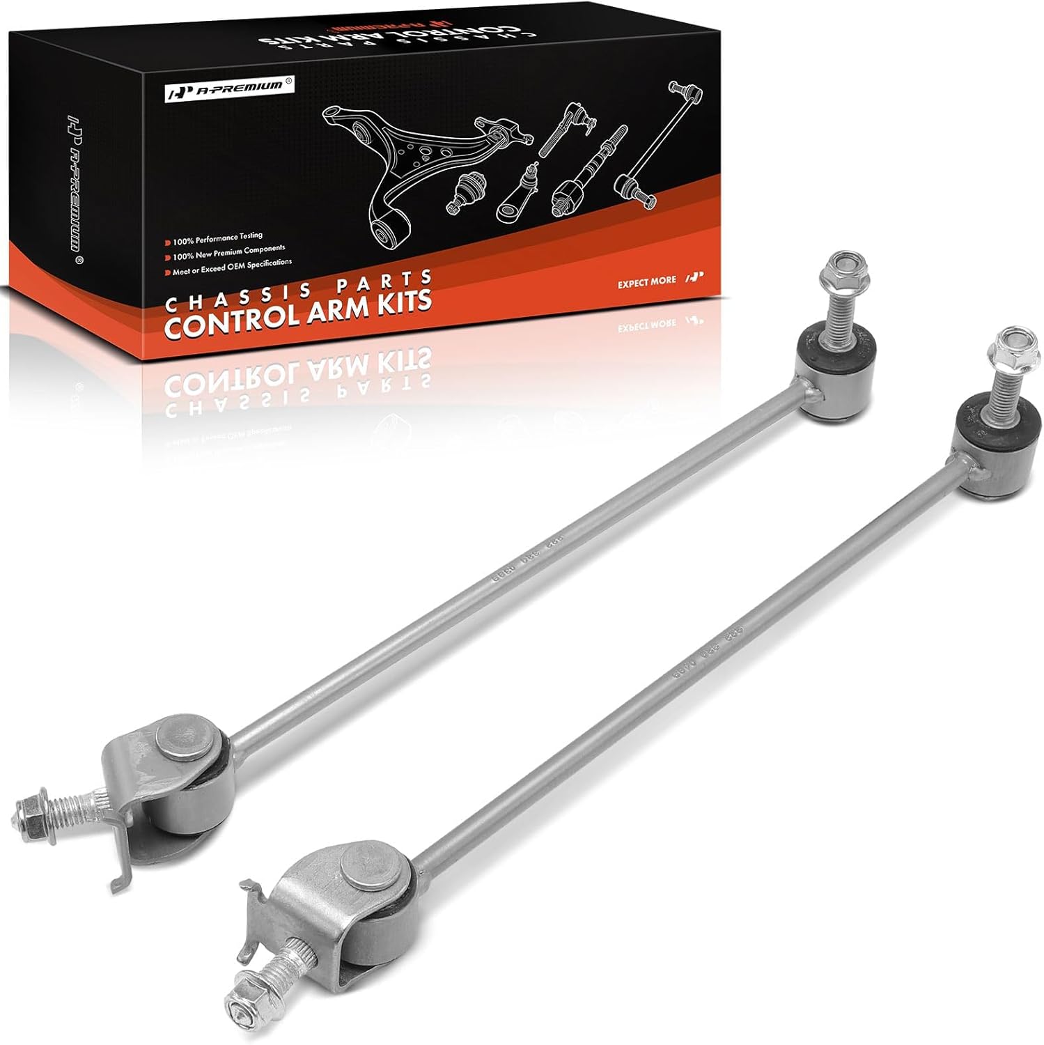 A-Premium 2 x Rear Sway Bar Links Stabilizer Bar Links, Compatible with Mercedes-Benz S450 2018-2020, S550 2014-2017, S550E 2015-2017, S560e 2018-2021, S63 AMG 2014-2021