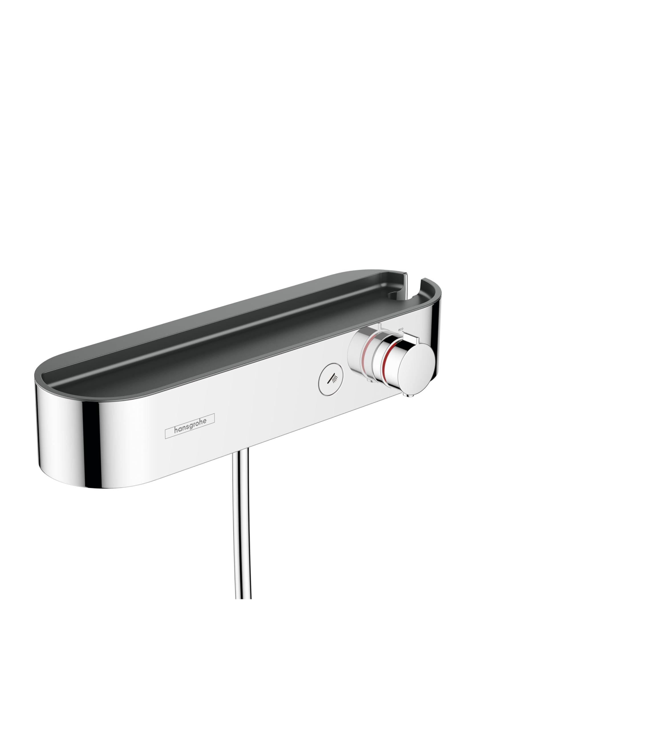 hansgrohe Brausethermostat ShowerTablet Select, Thermostatarmatur Aufputz, Cool Contact Duscharmatur für 1 Funktion, Chrom
