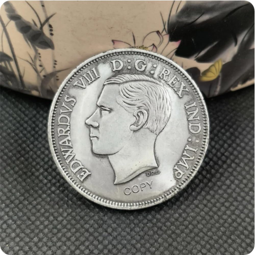 Reiwan Silver Commemorative Coin 1937 George Viii Commemorative Coin Plated Collectible Coin Challenge Coin Souvenirs Gift
