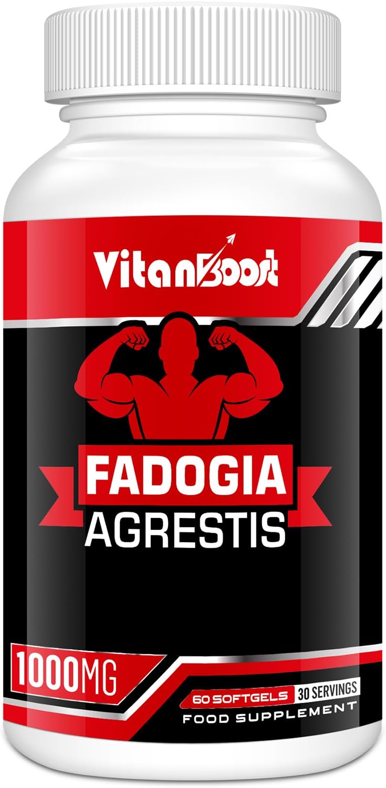 Fadogia Agrestis 1000mg with Ashwagandha & ZINC- Maximum Strength Fadogia Agrestis Extract Supplements - Drive & Athletic Performance - Gluten Free, Non-GMO (60 Count (Pack of 1))