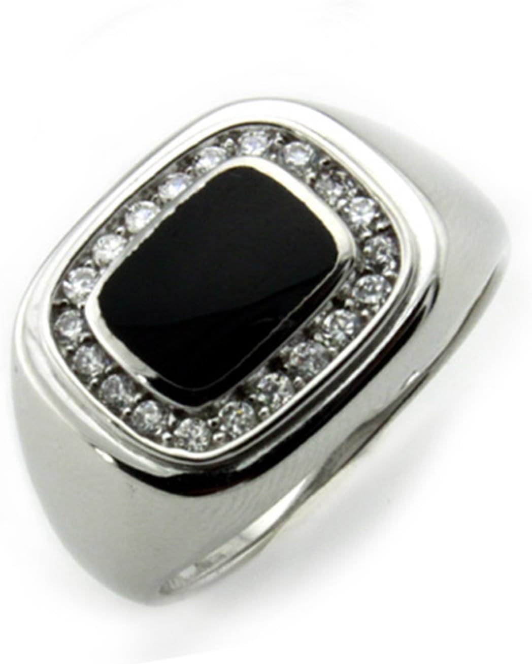 Sterling Silver Men's Ring w/ Onyx