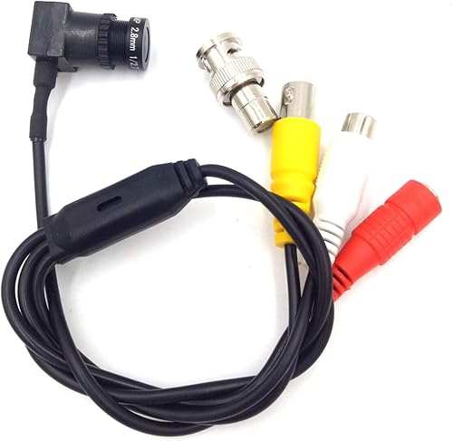 Miniatura 3 de CCTV HD 1080P 2MP Mini cámara de seguridad 2000TVL 0.110 in 140degree gran angular 4-en-1 TVI/CVI/AHD/960H CVBS pequeña cámara de vigilancia, para