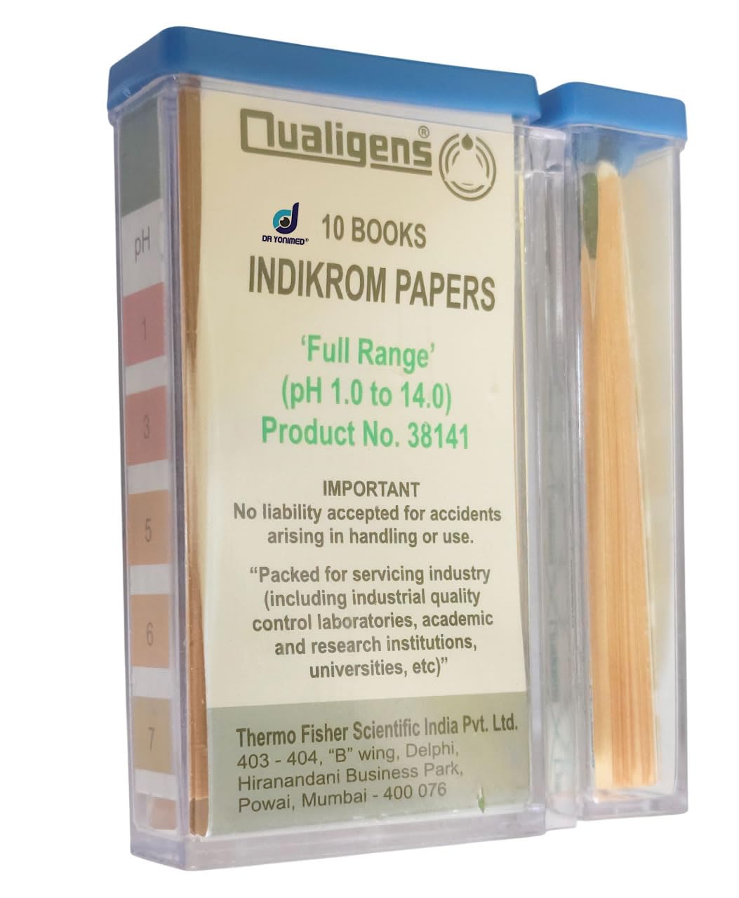 Dr Yonimed Litmus pH Paper Full Range pH 1.0 to 14.0 pH Test Indicator Papers (10 Books in 1 Pack) pH Meter/pH Litmus Paper Water, Soil, Chemicals, Creams & Lotions Testing pH Strip Indikrom Paper-image-43