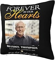 Vista 11 de Fundas de almohada conmemorativas personalizadas, fundas de almohada personalizadas para añadir el nombre de la foto, fecha y nombre, impresión