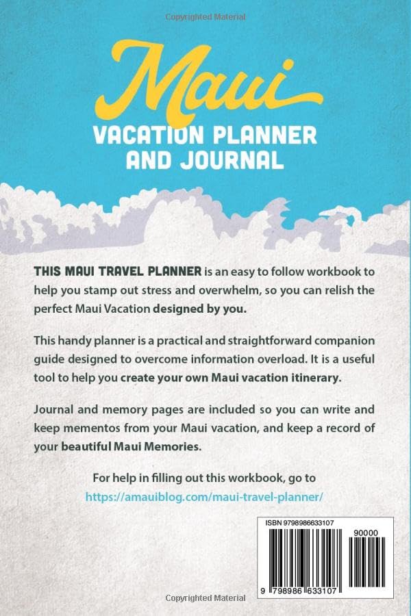 Maui Vacation Planner and Journal: Travel Organizer Memory Keeper image 3