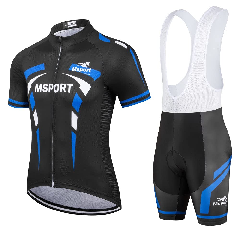 Vêtements de Cyclisme Respirants Séchage Rapide Maillot de Cyclisme Homme + Shorts 3D Gel Rembourré - Mod02B - 3XL