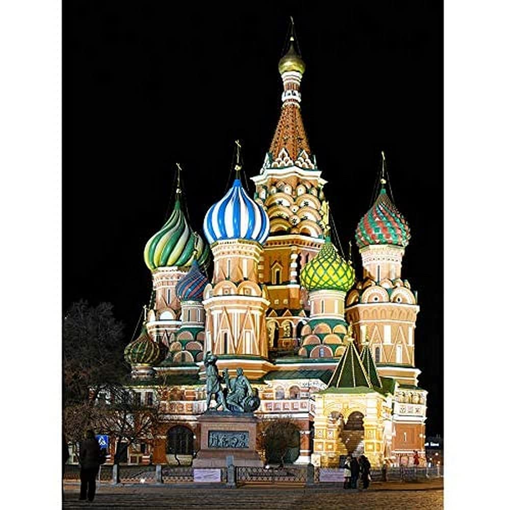 Petar Milosevic Saint Vasily Basil Cathedral Moscow Photo Unframed Wall Art Print Poster Home Decor Premium
