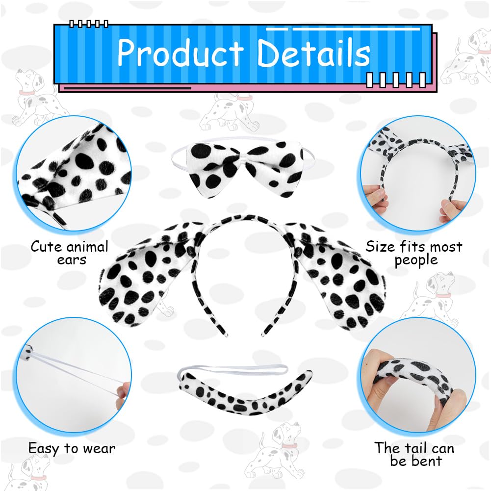 ACWOO Tigre Set di Costumi Animali, Kit di 5 Pezzi Costume Animale Tutu Gonna con Cerchietti Orecchie Tigre Naso Coda Papillon, per Halloween, Festa di Compleanno Costume, Carnevale Cosplay Party