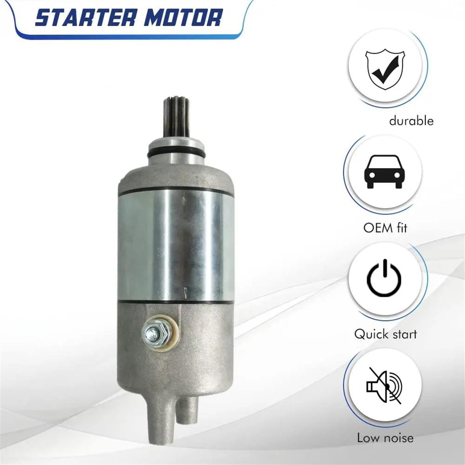 Ensemble De Démarreur Compatible Avec Yamaha Bear Tracker Timberwolf 250 Moto 4 1983 2004 Remplace~p137231719