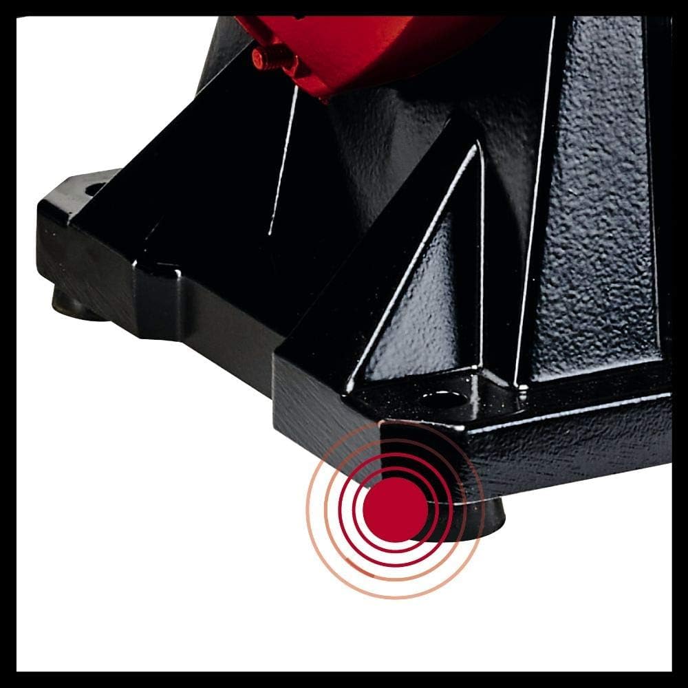 Einhell Touret d’affûtage TC-WD 200/150 (250 W, pare-étincelles) Livré avec meule à gros grains et meule à eau