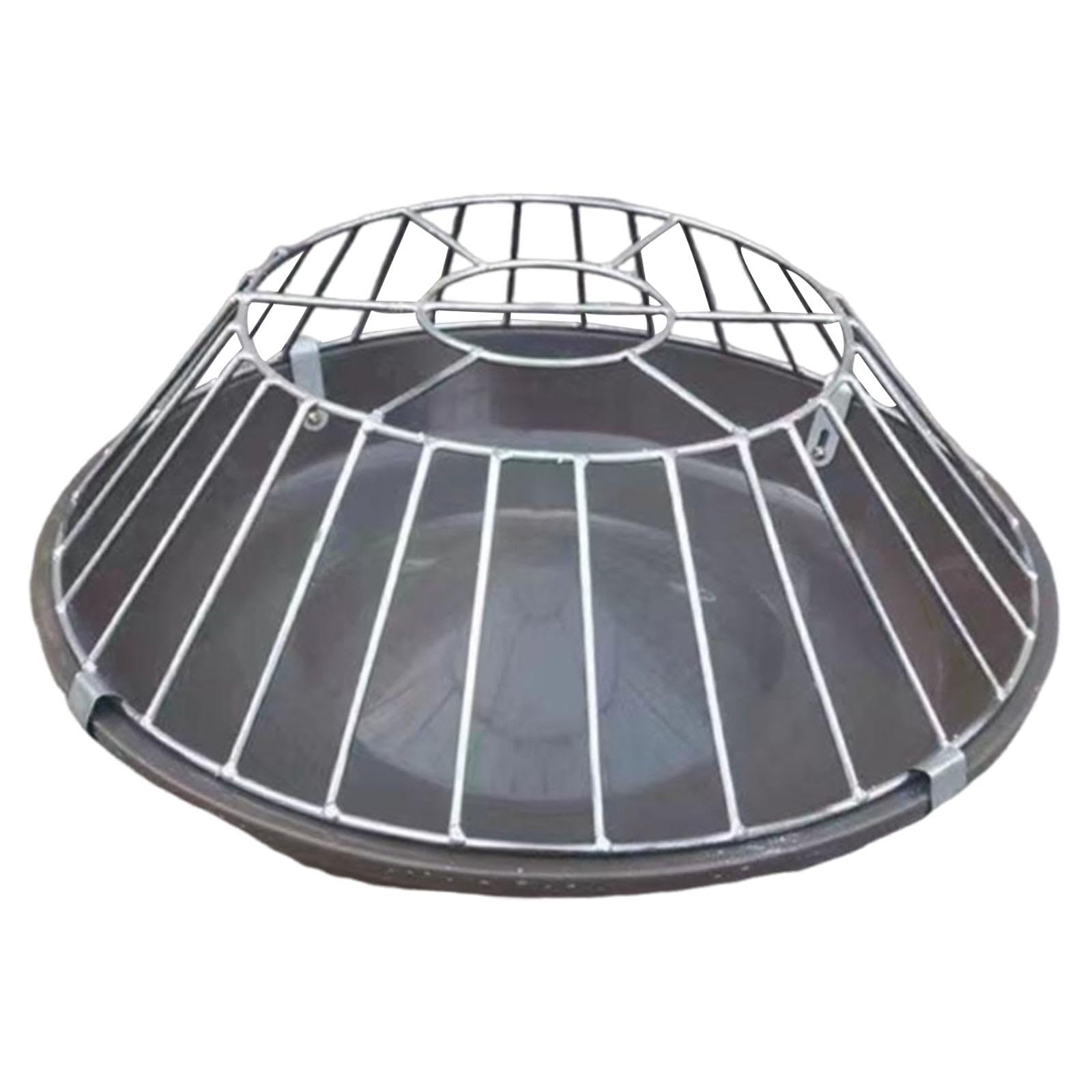 Comedero para Pollos, Comedero para Aves de Corral, Comedero Portátil, Cubo para Alimentar Gansos, 30 Hoyos