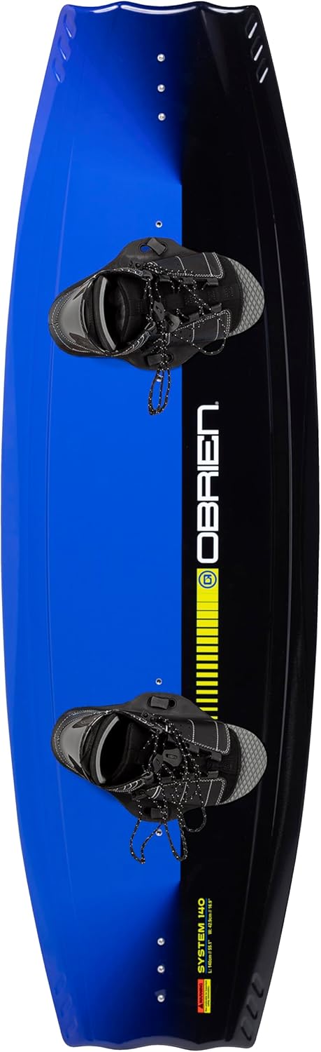 O'Brien System Wakeboard Package Mounted w/ Clutch Multisize Bindings