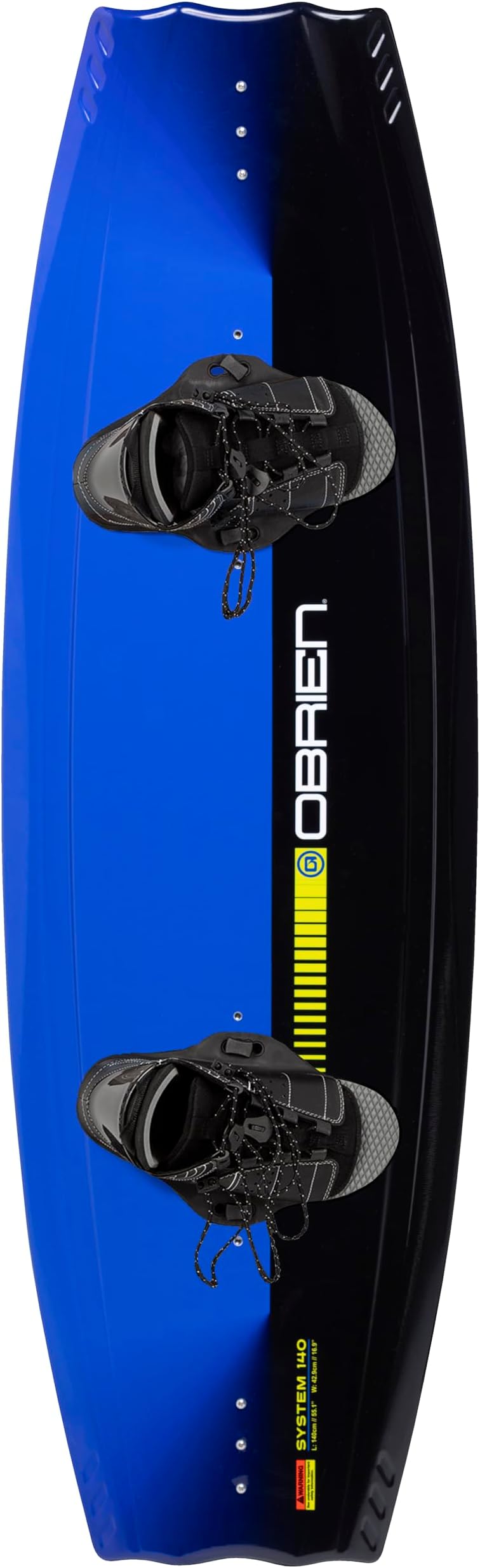 O'Brien System Wakeboard Package Mounted w/ Clutch Multisize Bindings