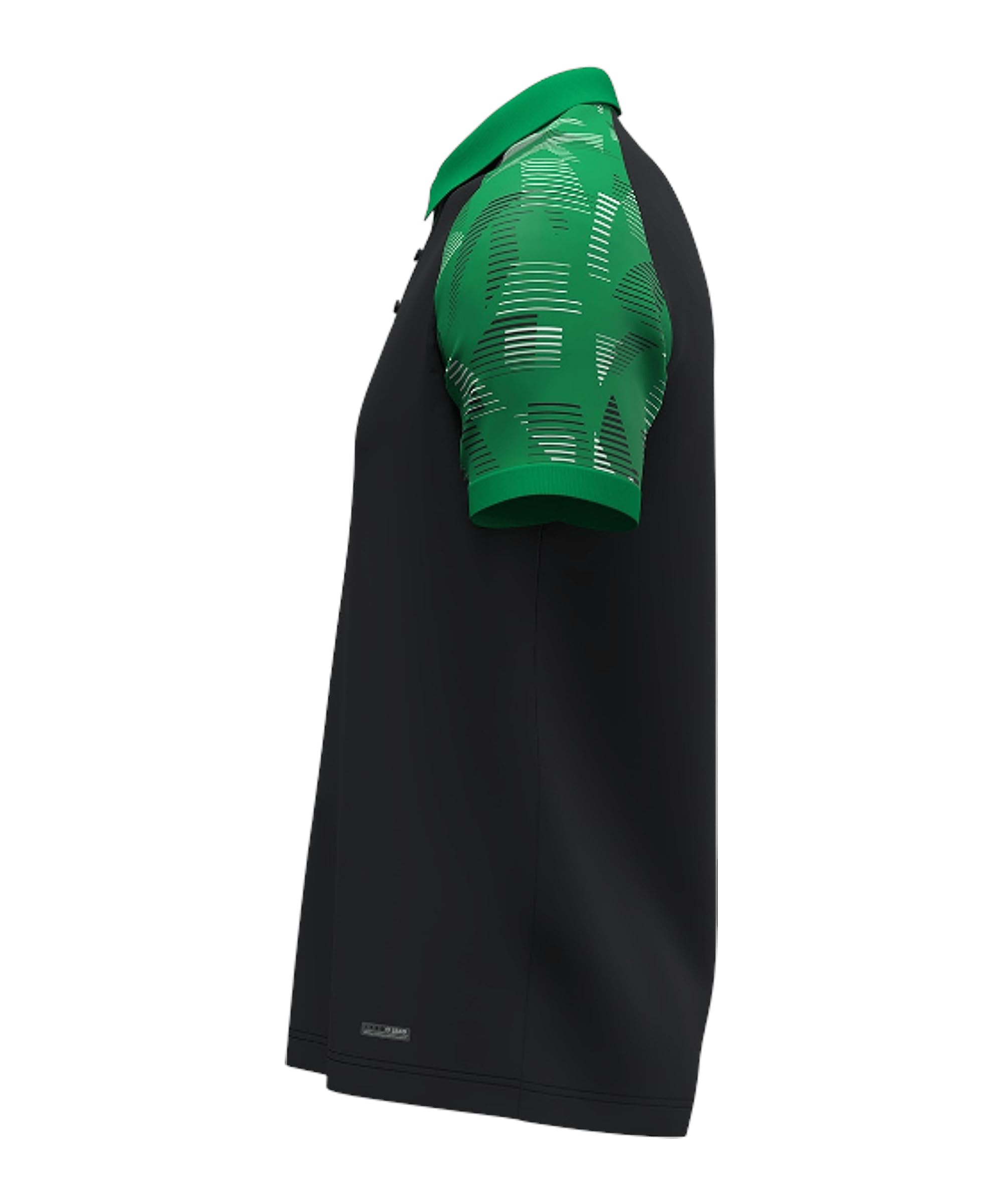 JAKO Polo unisex Sonic, nero/verde, L