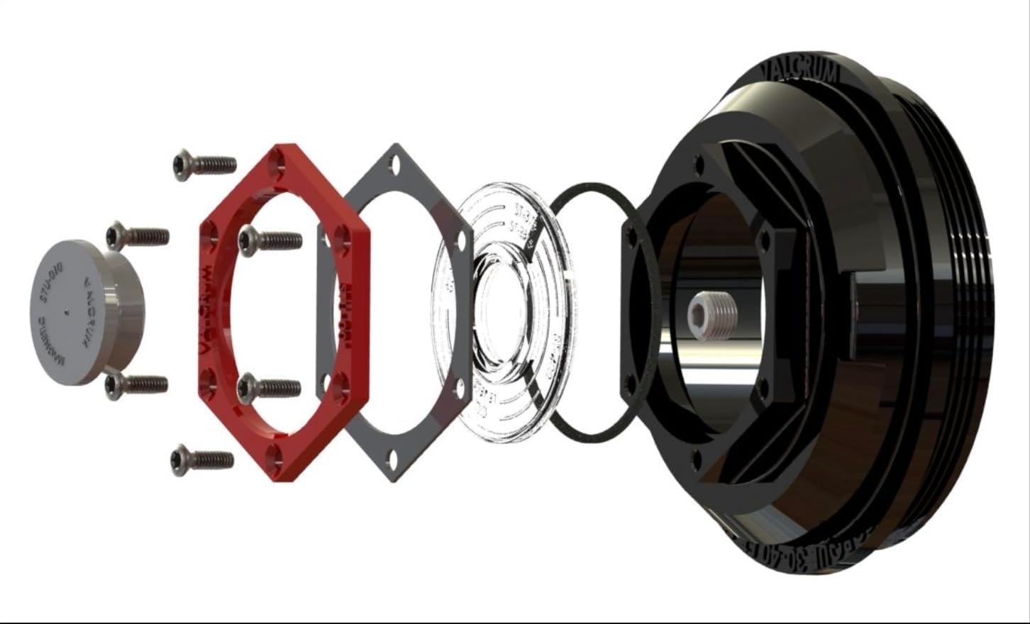 Valcrum 4" Aluminum Threaded Oil cap for 9K-15K Dexter Axles (ST-400D)