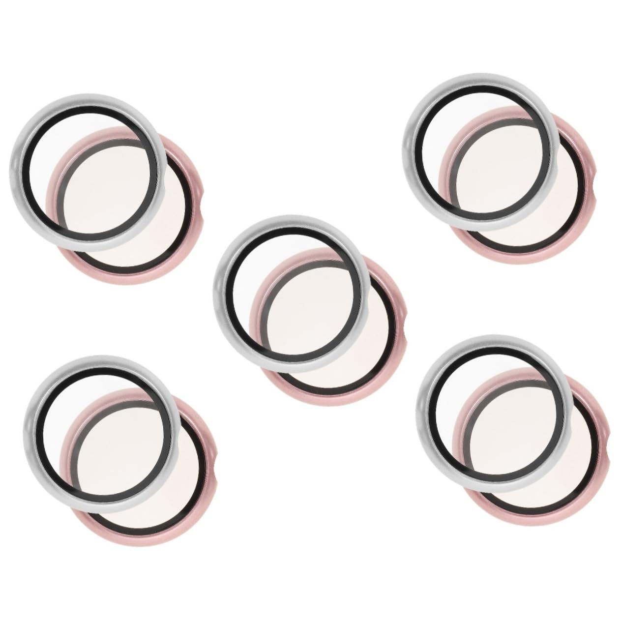 Housoutil 5 Set di Cover per Schermo di Ricambio per Watch Custodia Protettiva Riutilizzabile Cover per Smartwatch Staccabile 2 Pezzi*5