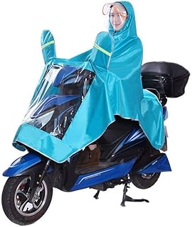 GLJY Raincoat,Motorbike Waterproof Large Rain Cape Coat Mobility Scooter Reusable Raincoat Rain Poncho Rain Mac Rainwear,4XL