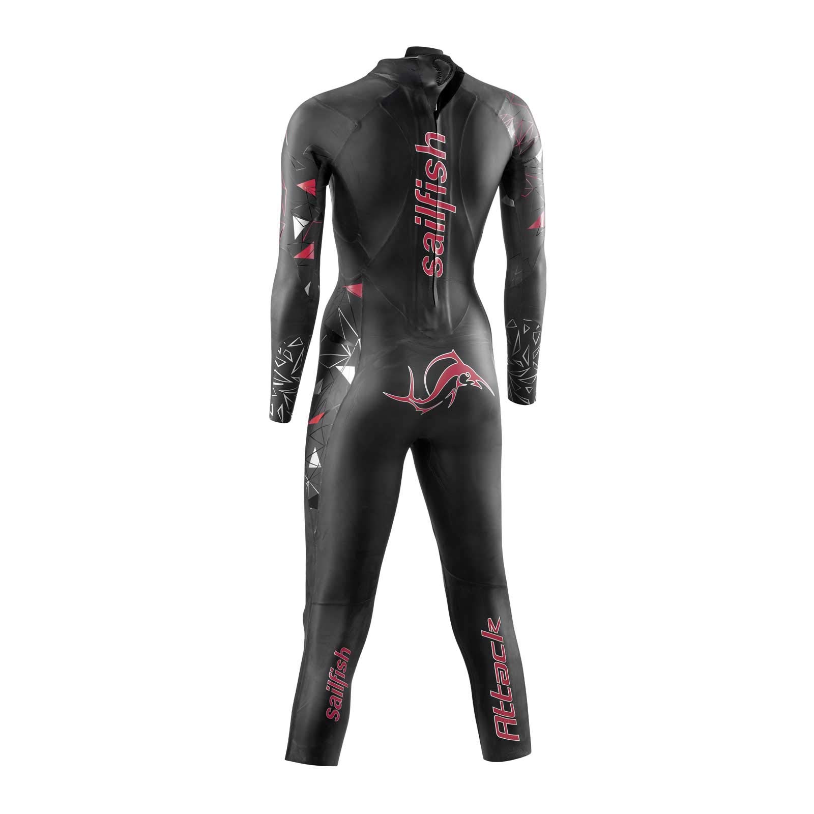 sailfish Attack Triathlon Wetsuit - Der Allrounder, Flexibilität und Auftrieb vereint im Neoprenanzug Herren in Größen XS bis XL und Wetsuits Damen in Größen W-XS bis W-L