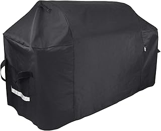 Denmay 7132 Housse de protection pour barbecue Weber Genesis II 6 brûleurs Summit 6 brûleurs 185 cm Grande housse de grille pour Nexgrill Brinkmann Weber et plus imperméable résistante aux intempéries