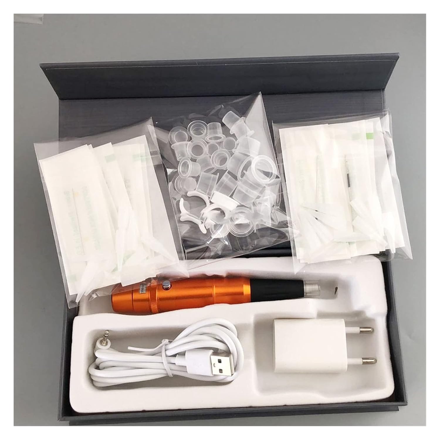 Tattoo Eyebrow Pen Permanent Makeup Machine Kits Gold Tattoo Kits