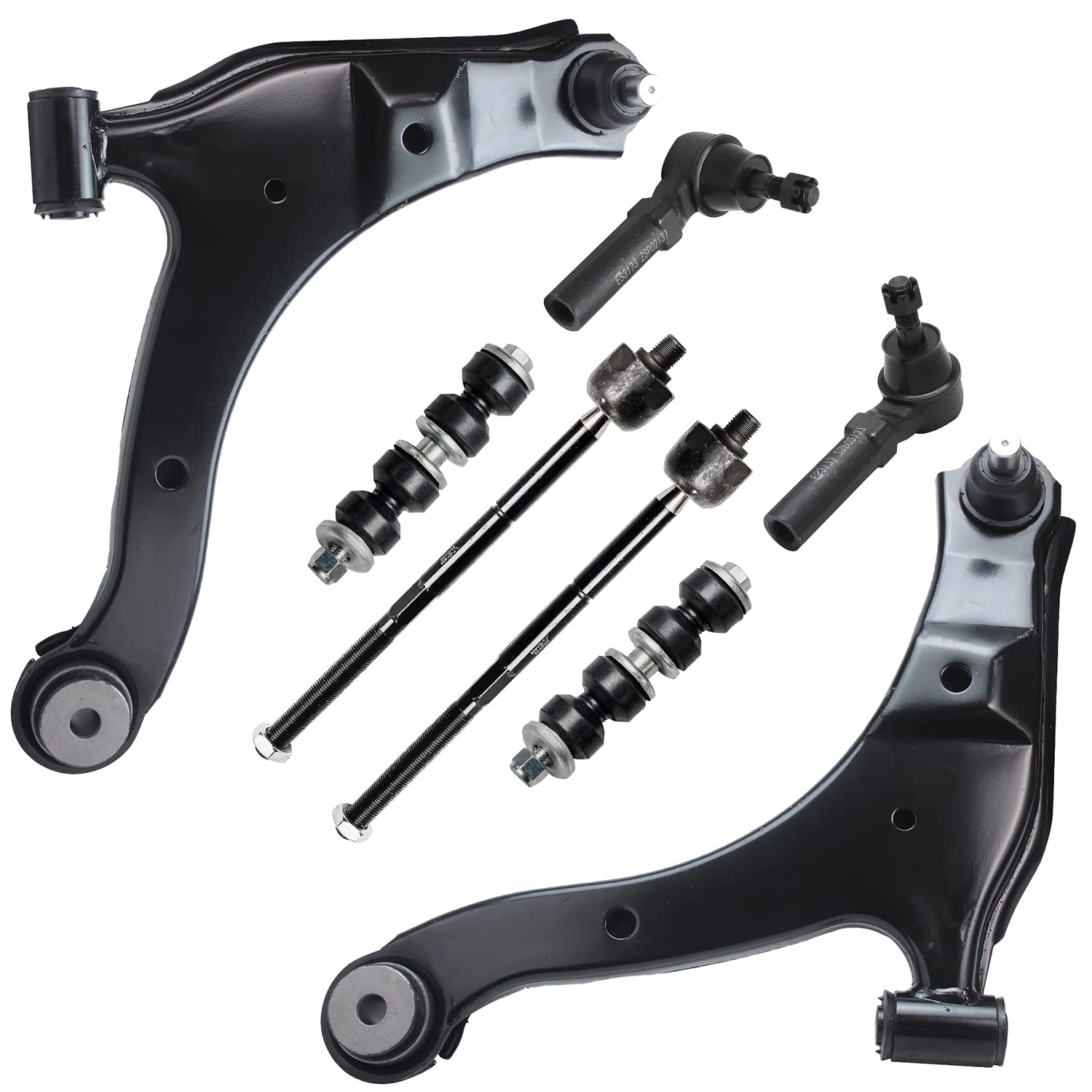 Detroit Axle - 8pc Front End Control Arms Kit for 01-10 Chrysler PT Cruiser