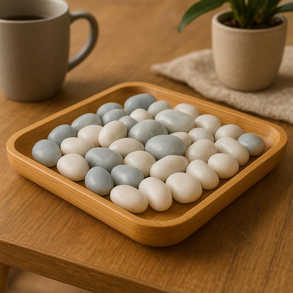 Ugaoo White Pebbles for Indoor,Outdoor Gardening and Home Decor- 1 kg-image-8