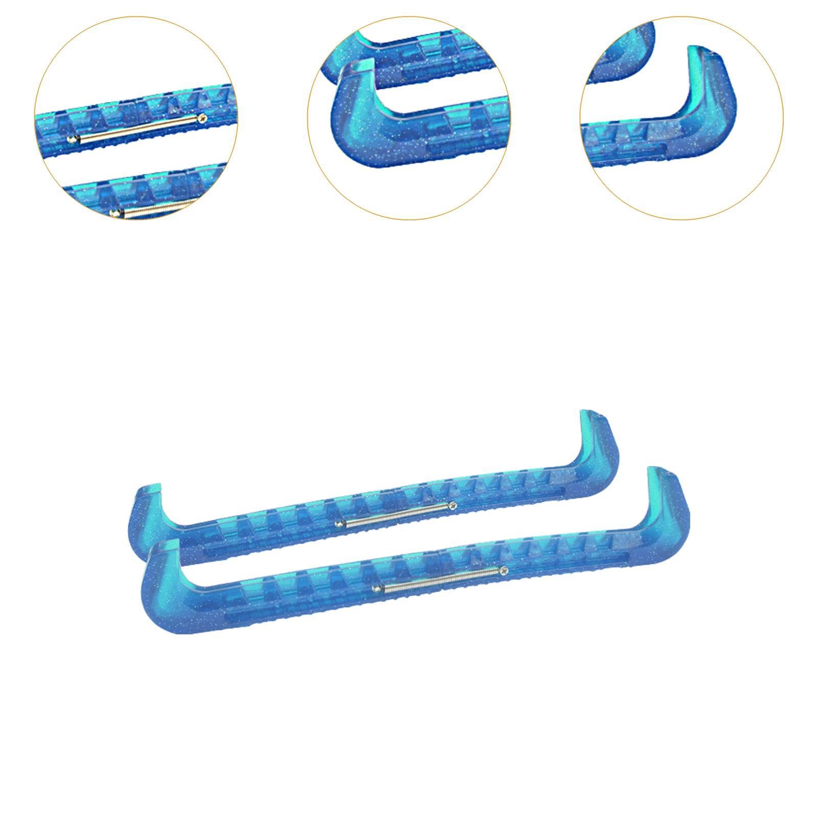 2 Stück Eisschuhkufen Schutzüberzüge Schlittschuhe Kufen Hockey Schutz Multifunktion Langlebiges Und Kältebeständiges Weich-pp Material für