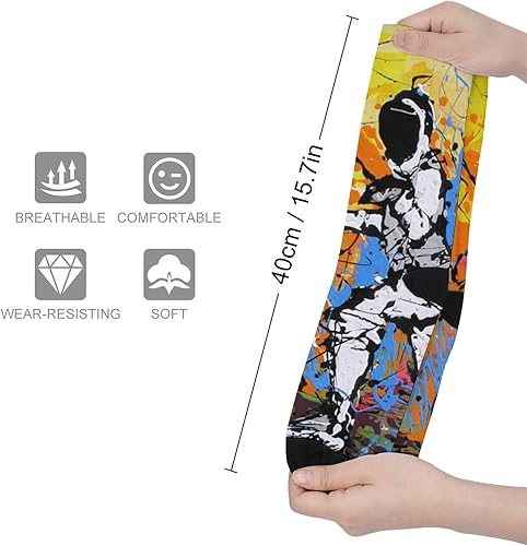 Miniatura 2 de Calcetines altos hasta la rodilla, calcetines deportivos para hombres y mujeres, Estilo