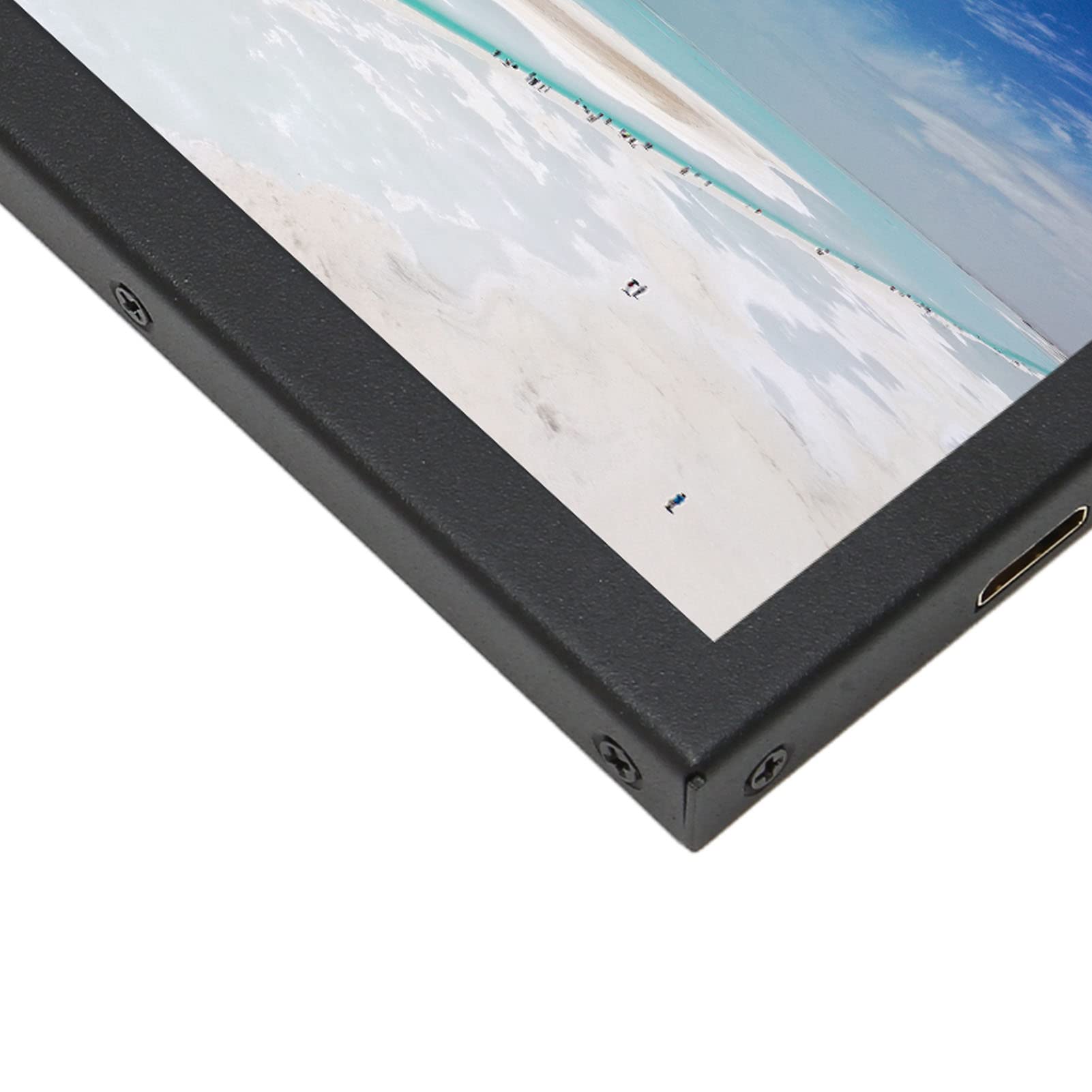 Domary Przenośny 5-calowy Monitor 800x480 IPS LCD z metalową obudową Podwójne Głośniki do Komputera Laptop TV Konsola do Gier