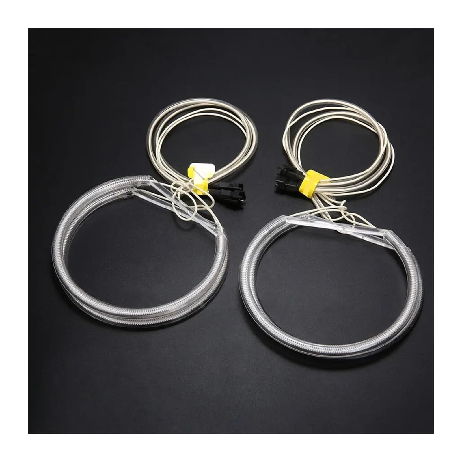 Ojos de ángel CCFL amarillos para faros de BMW E46 E39 E38 E36 5