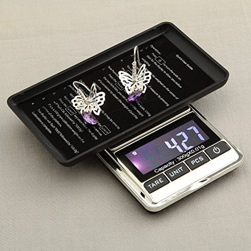 Mini balanza digital de joyería alta precisión 300g/0.01g miniatura 4