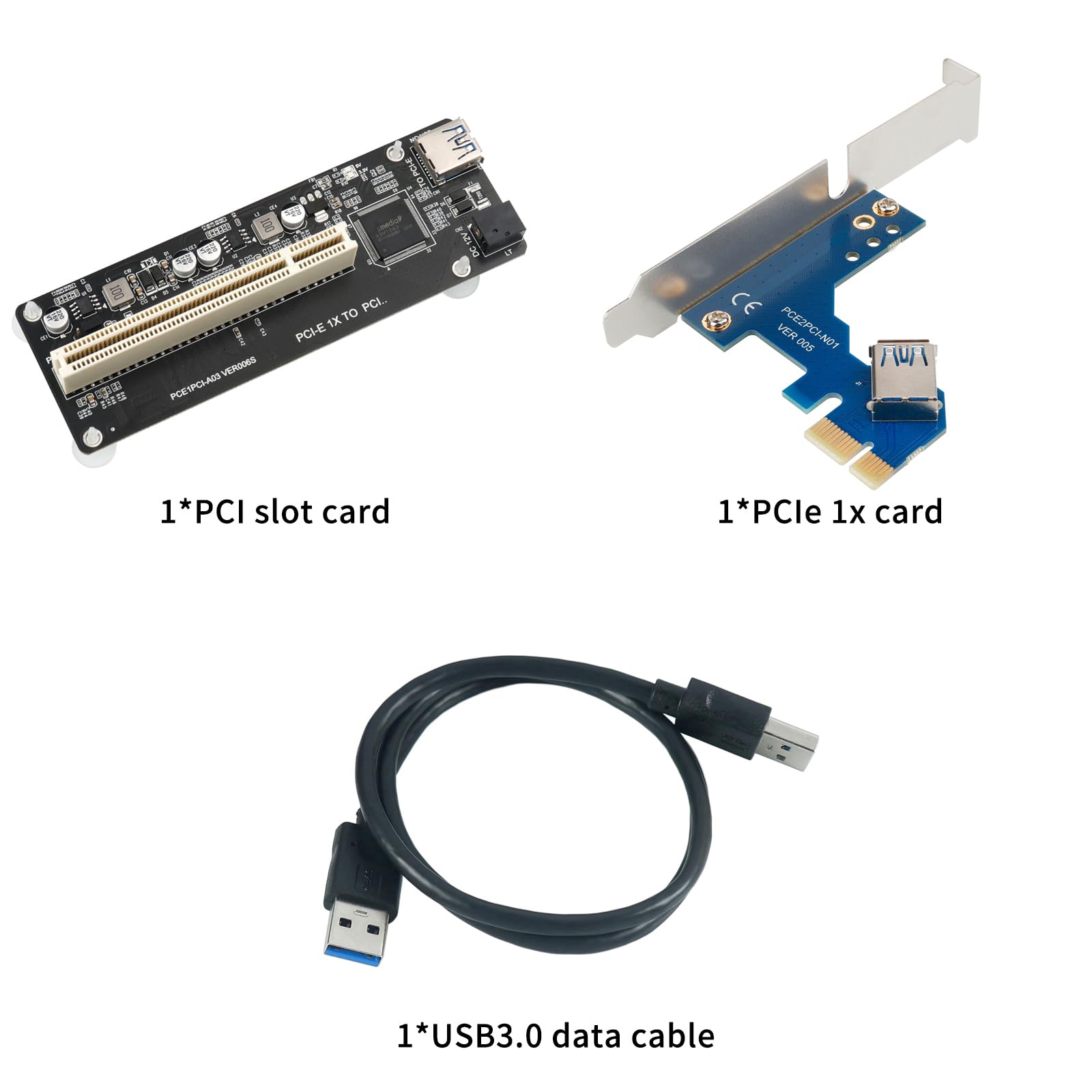 Carte adaptateur PCI-E vers PCI Chipset ASM1083, compatible avec Windows XP/7/8/10, extension de carte son externe