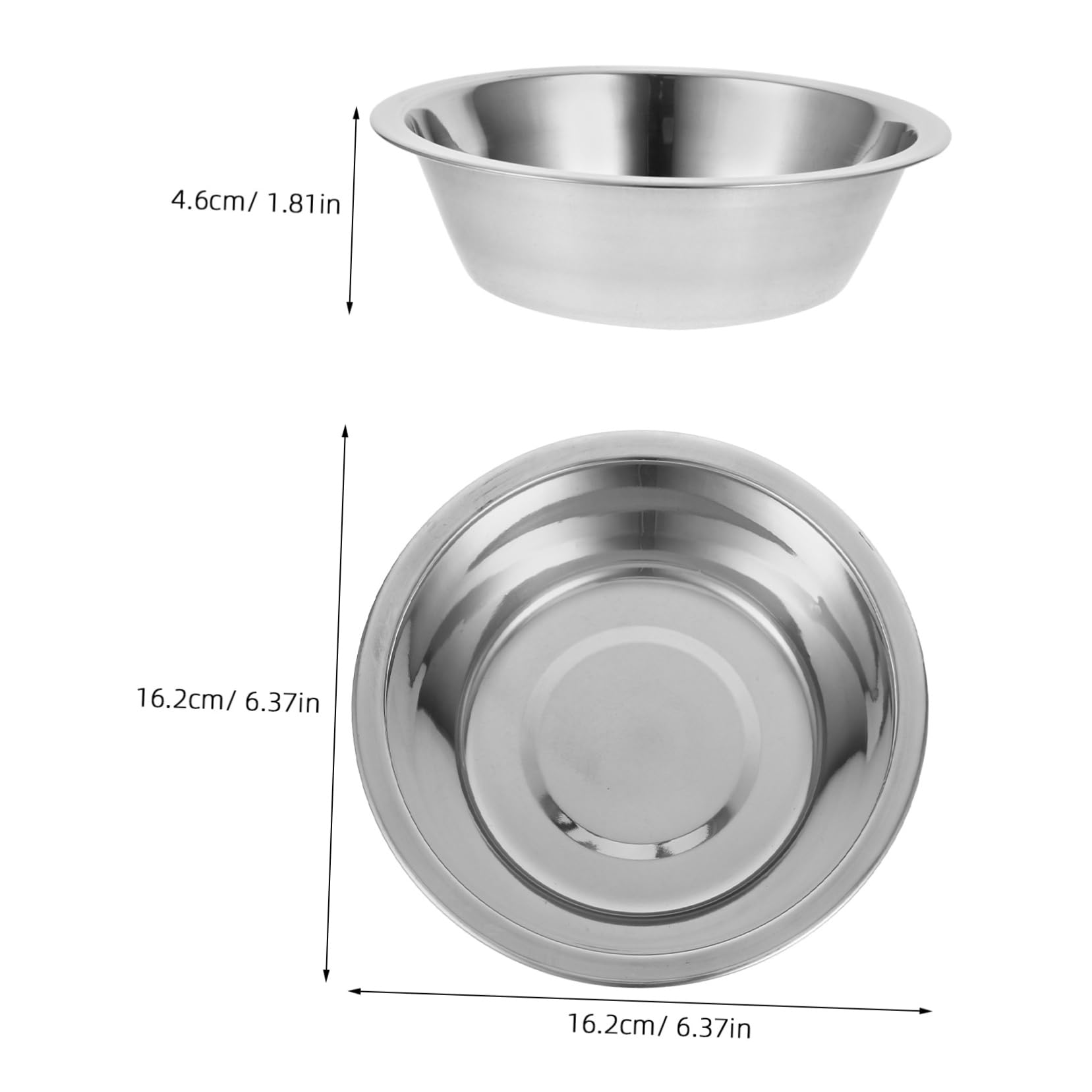 Totority Stainless Steel Wall Bowl Elevated Feeder for Dogs and Cats Space-Saving Pet Feeding Station