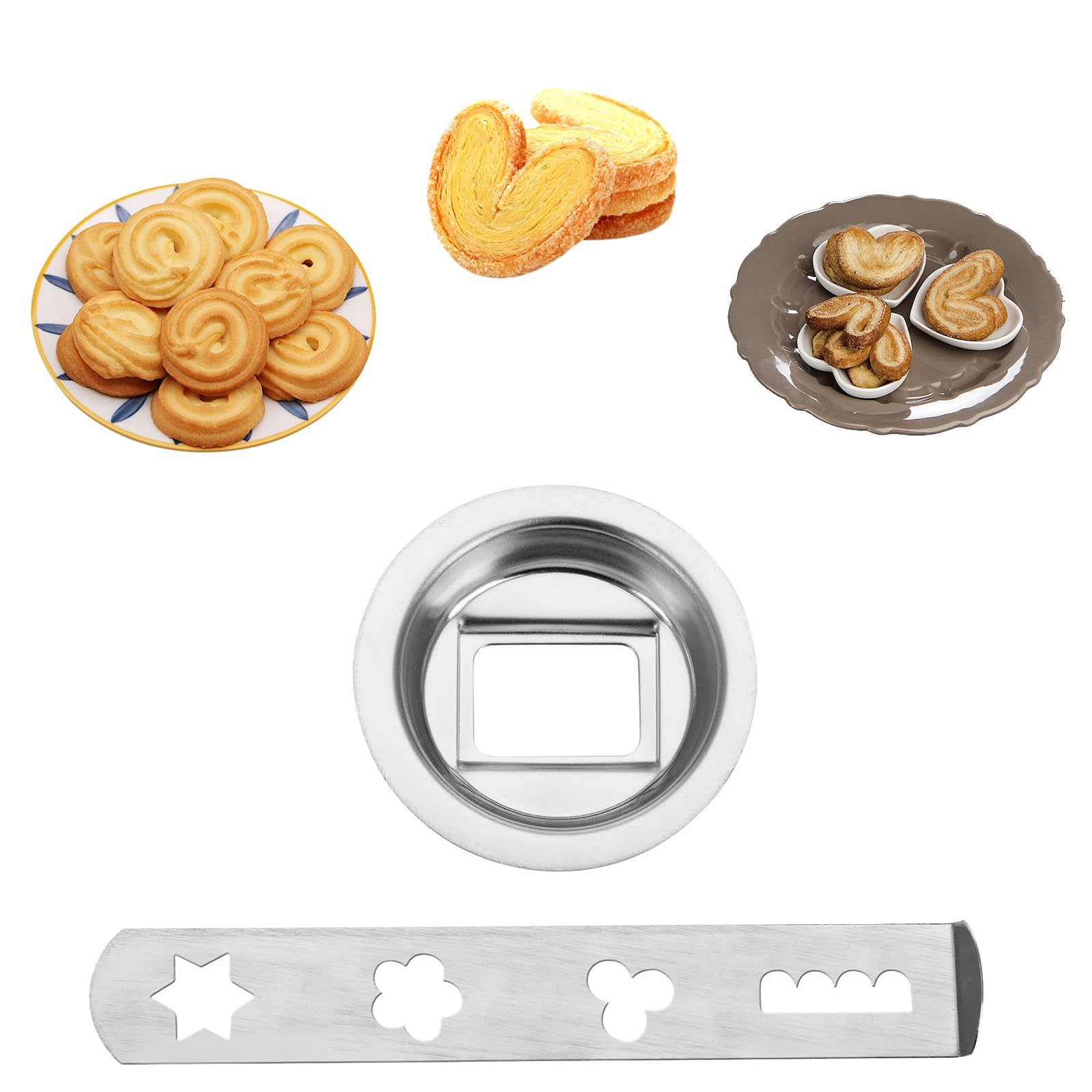 Accessorio Per Biscotti Tritacarne - 8 Stampi In Acciaio Per Dolci Fatti In Casa