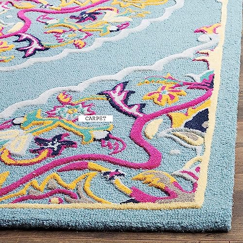 Image of Carpet Mahal Handmade Handwoven Tufted Made of 100% Soft Blended Wool Export Quality Carpets with 1 Inch Thickness (12x15 Feet) Color Multi