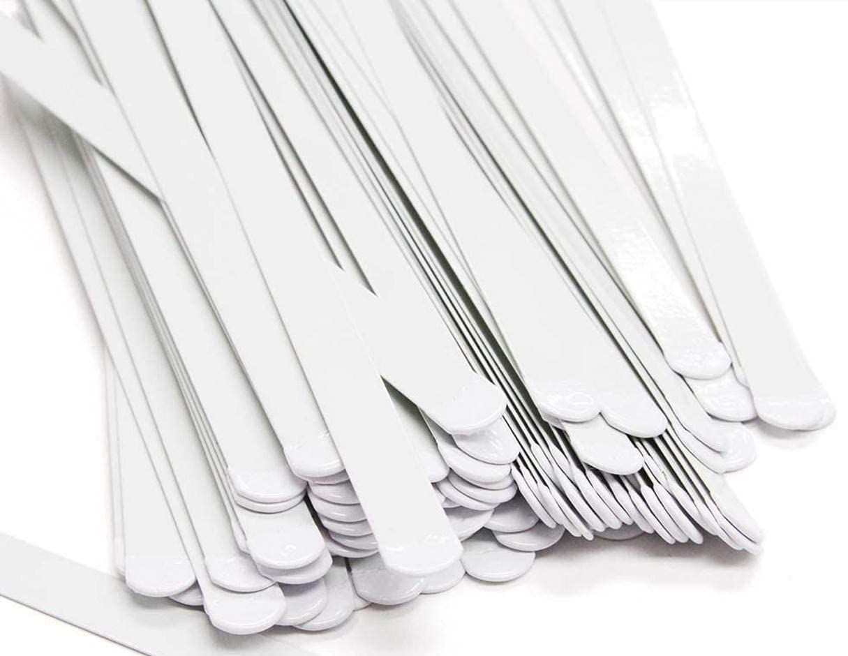 1/2 Inch x 7 Inch - 12 Pieces of White Spiral Steel Metal Boning Precut - Structure and Form for Corsets, Costumes, and More