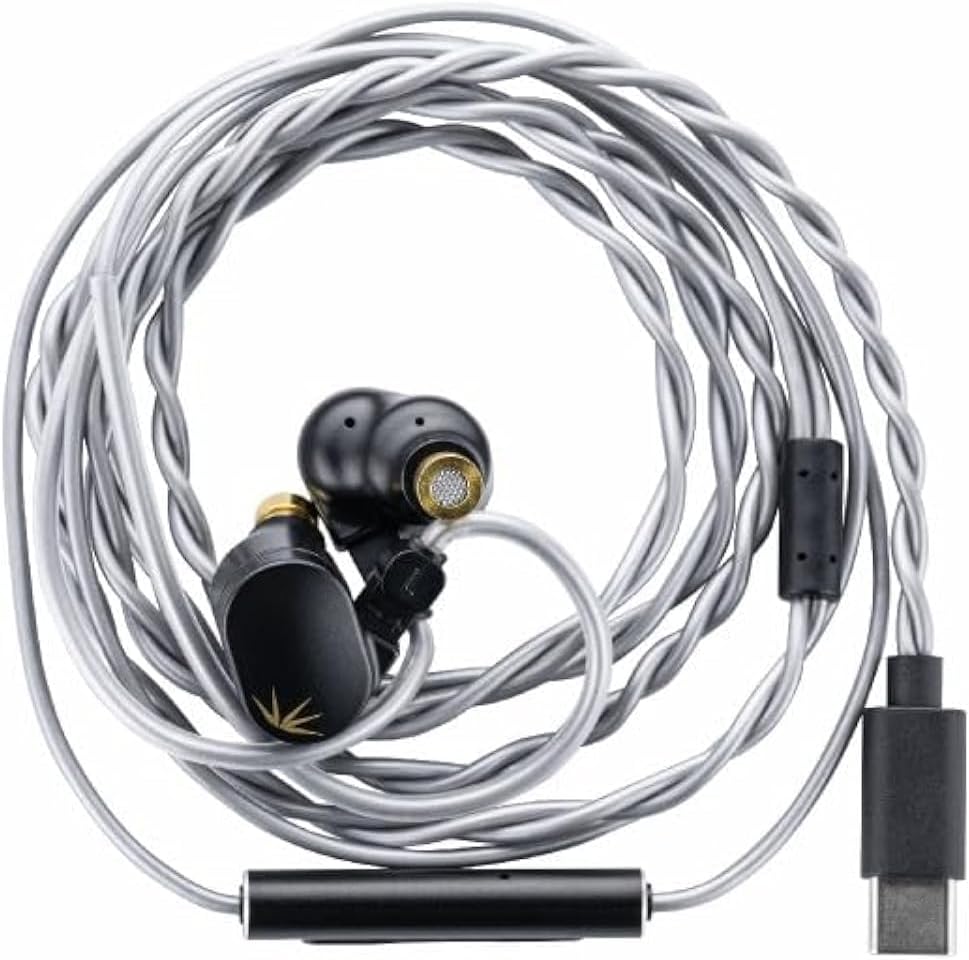 Moondrop CHU II DSP Headphones High Performance Dynamic Driver USB-C In-Ear Monitor with TYPE-C Microphone Earphone