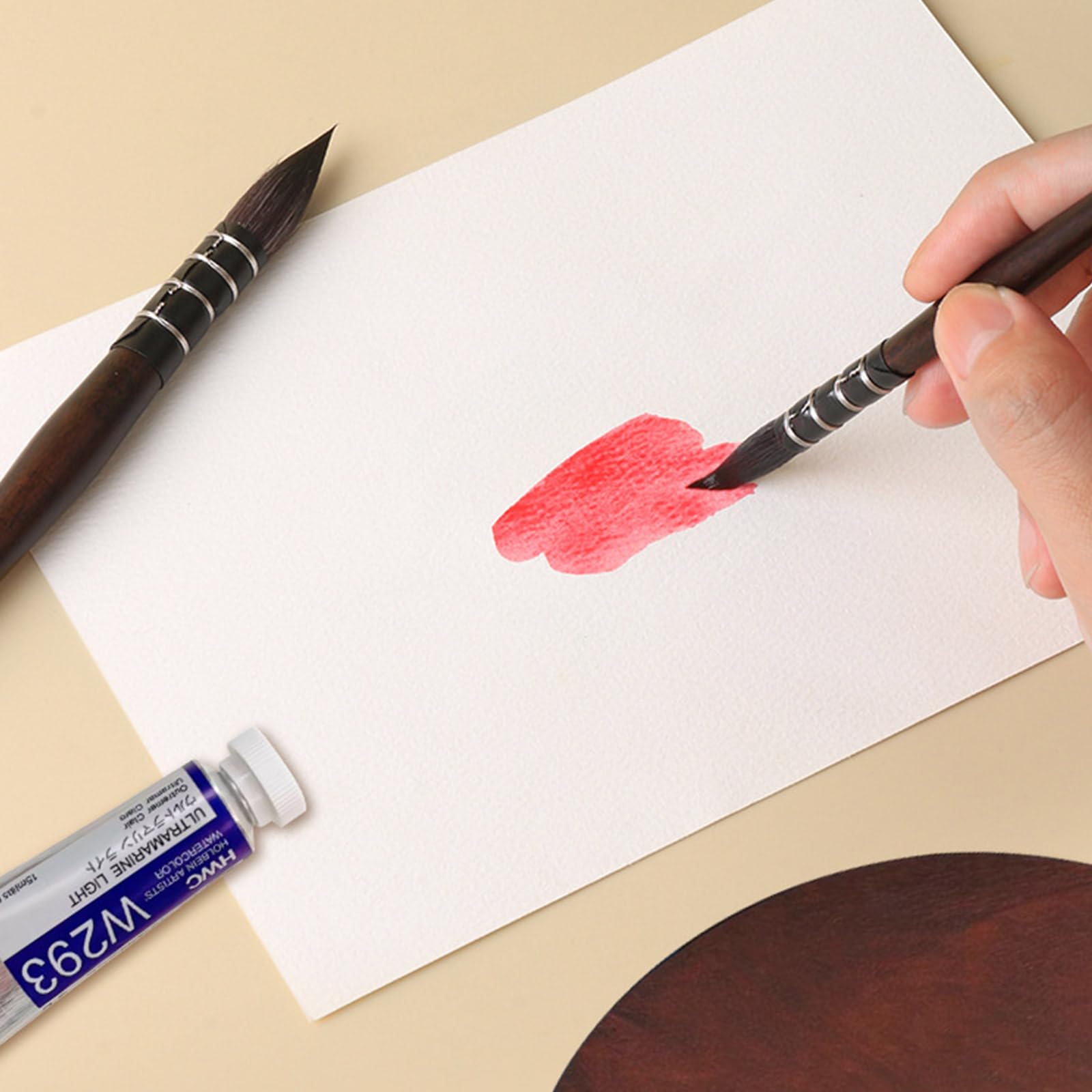 11 pinceles de pintura de artista para acuarela, acrílico, óleo, pintura rupestre, pintura corporal, con estuche organizador, suministros de arte para artistas